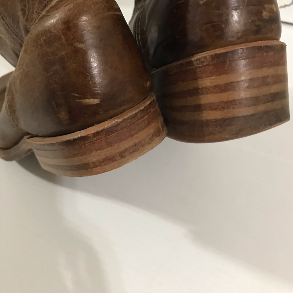 Frye Campus Brown Leather Women's Riding Boots Size 9M - Picture 9 of 12